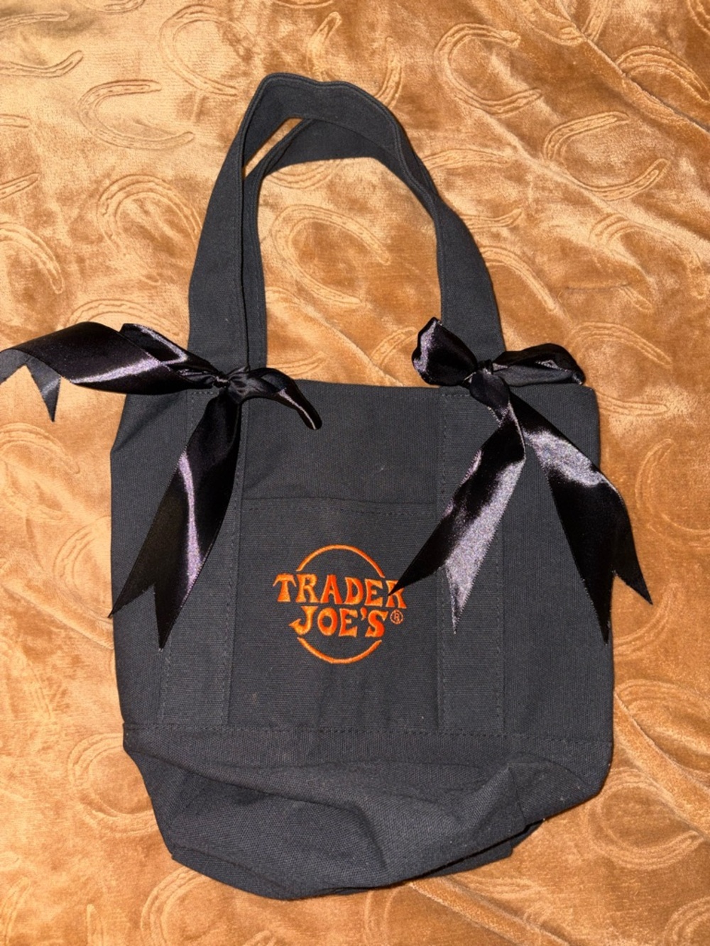 Trader Joes Halloween canvas tote